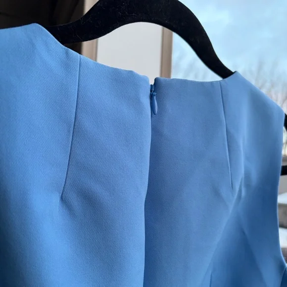 🆕🦋 Gianni Bini Blue Mini Dress Cocktail Party Size 0,10 Casual Party Modern - Picture 7 of 15